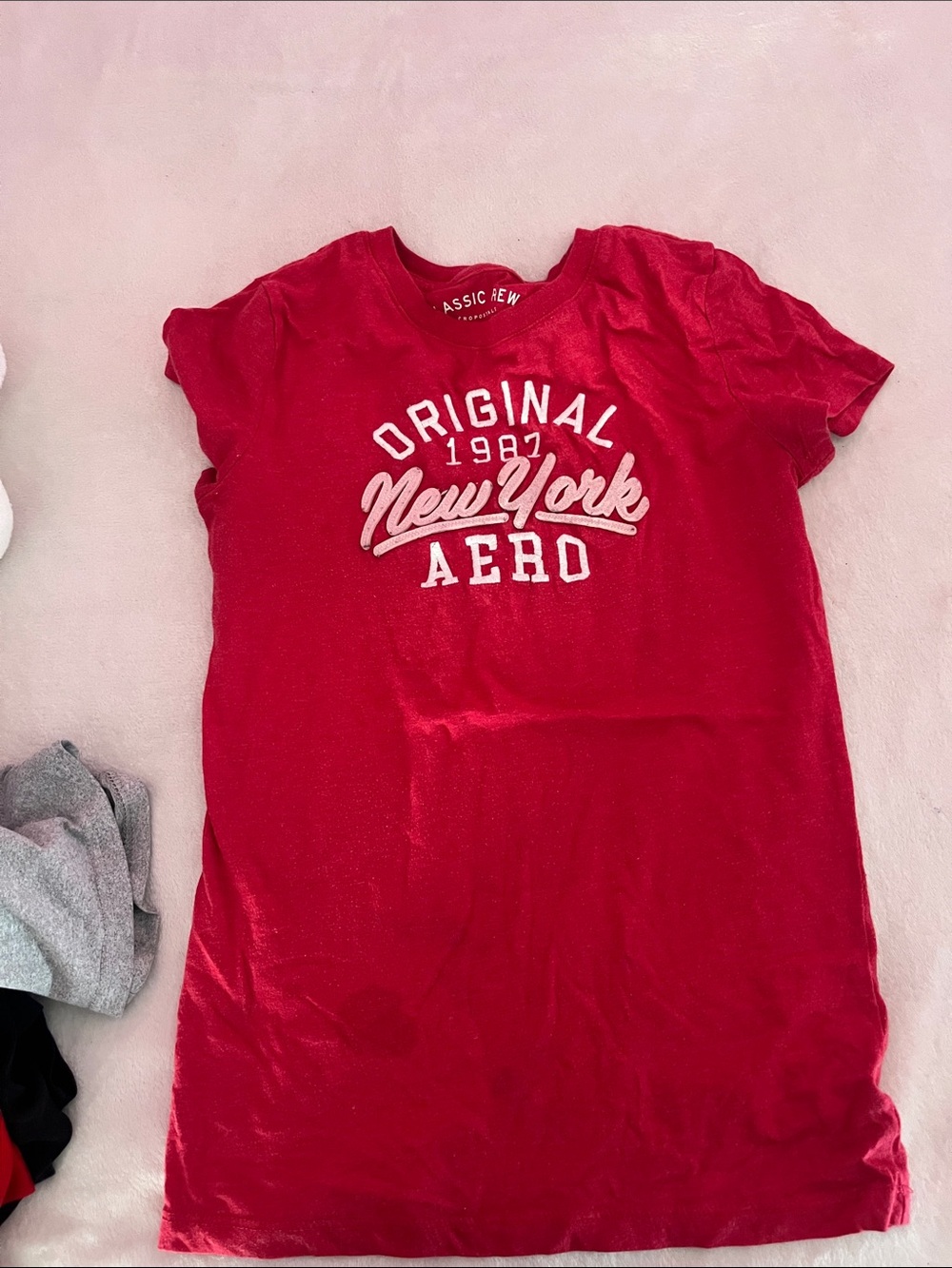 Aeropostale Red 'New York Original 1987' Graphic Tee